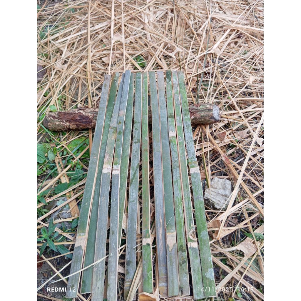 bambu, bambu bilah, bambu belah, bambu ajir, bambu buat kandang, bambu buat pagar, bambu bilah 1 met