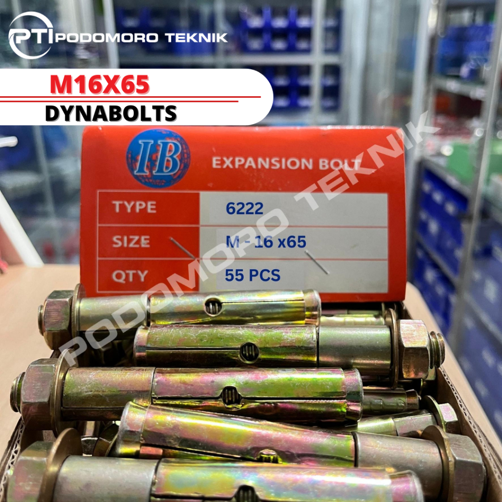 Dynabolt M16 x 65 Tipe 6222 Kuning ( 6.5cm ) Dynabolt M16 x 65