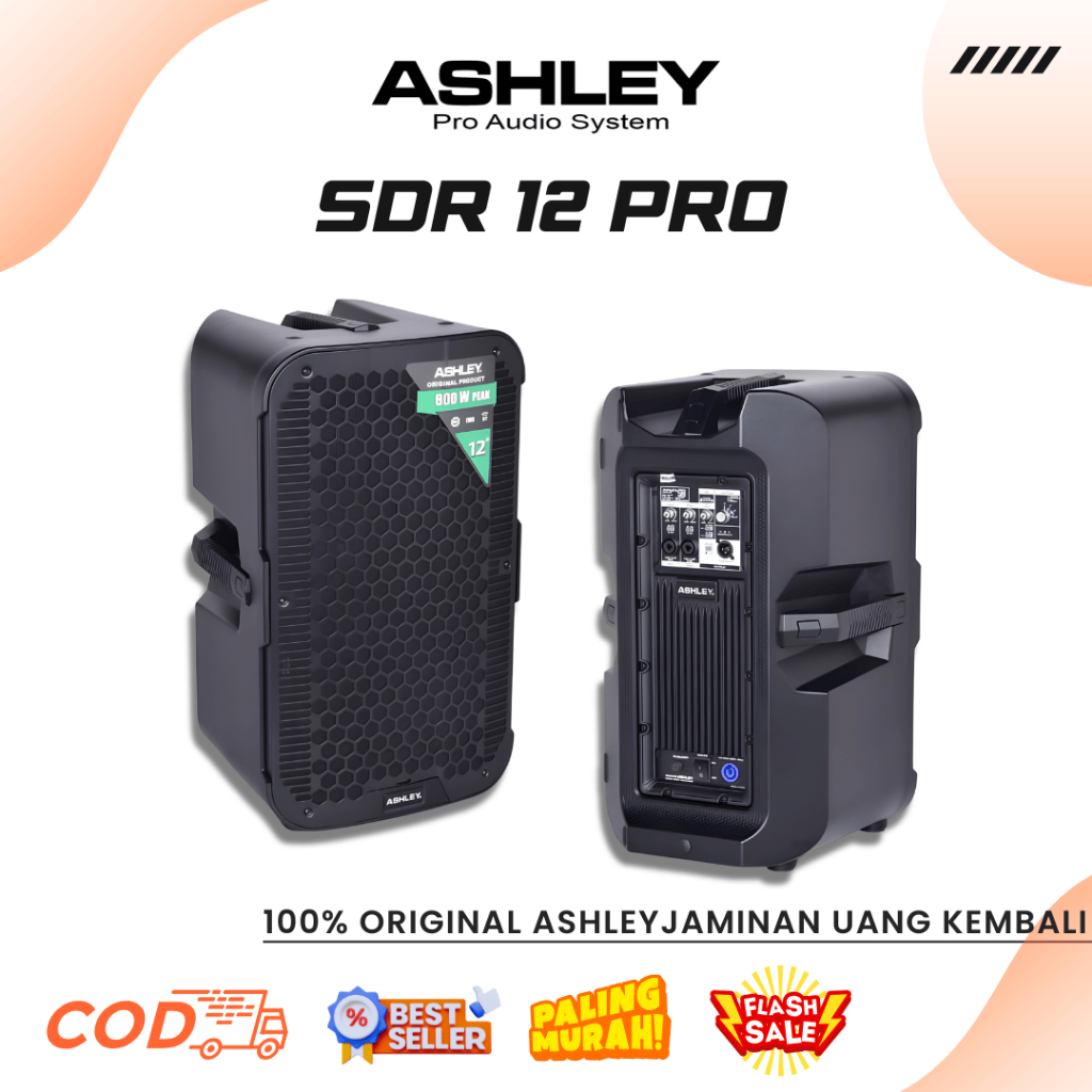 Ashley SDR 12 PRO / Ashley DB 12 A Professional Aktif Speaker 12 Inchi