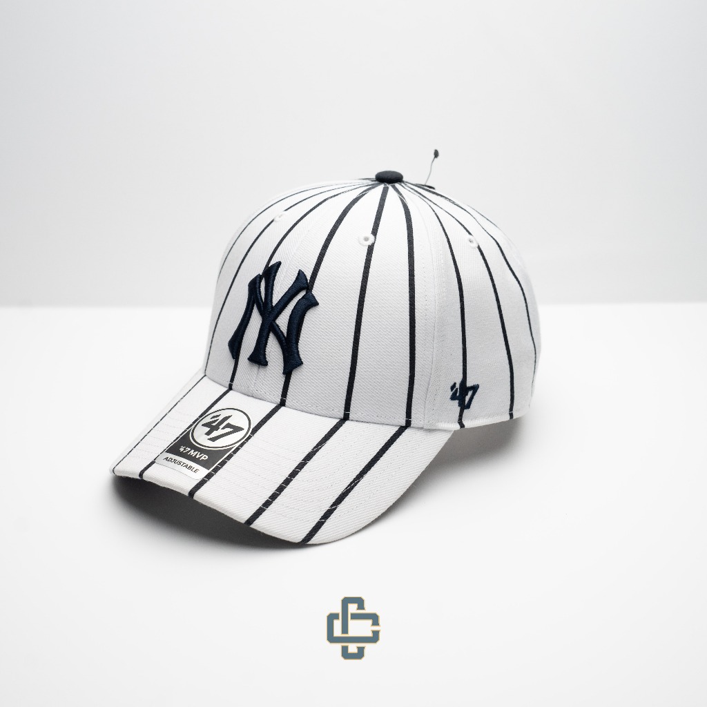 TOPI 47 BRAND ORIGINAL NEW YORK YANKEES LINE BLACK WHITE