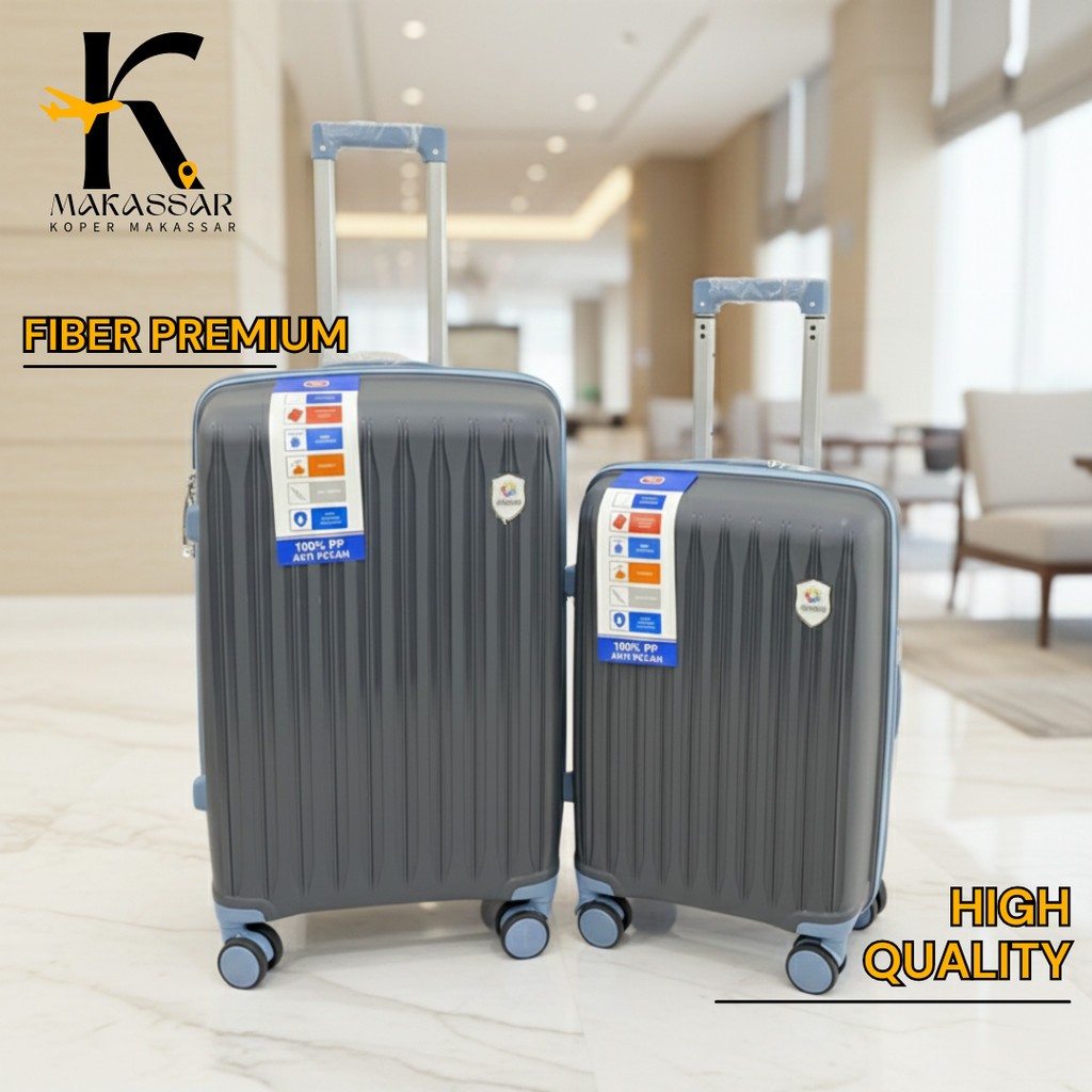 [ PENGIRIMAN LUAR MAKASSAR ] KOPER POLO BLESS SERI II 1 SET 20 & 24 INCH DAPAT 2 KOPER / KOPER KARET