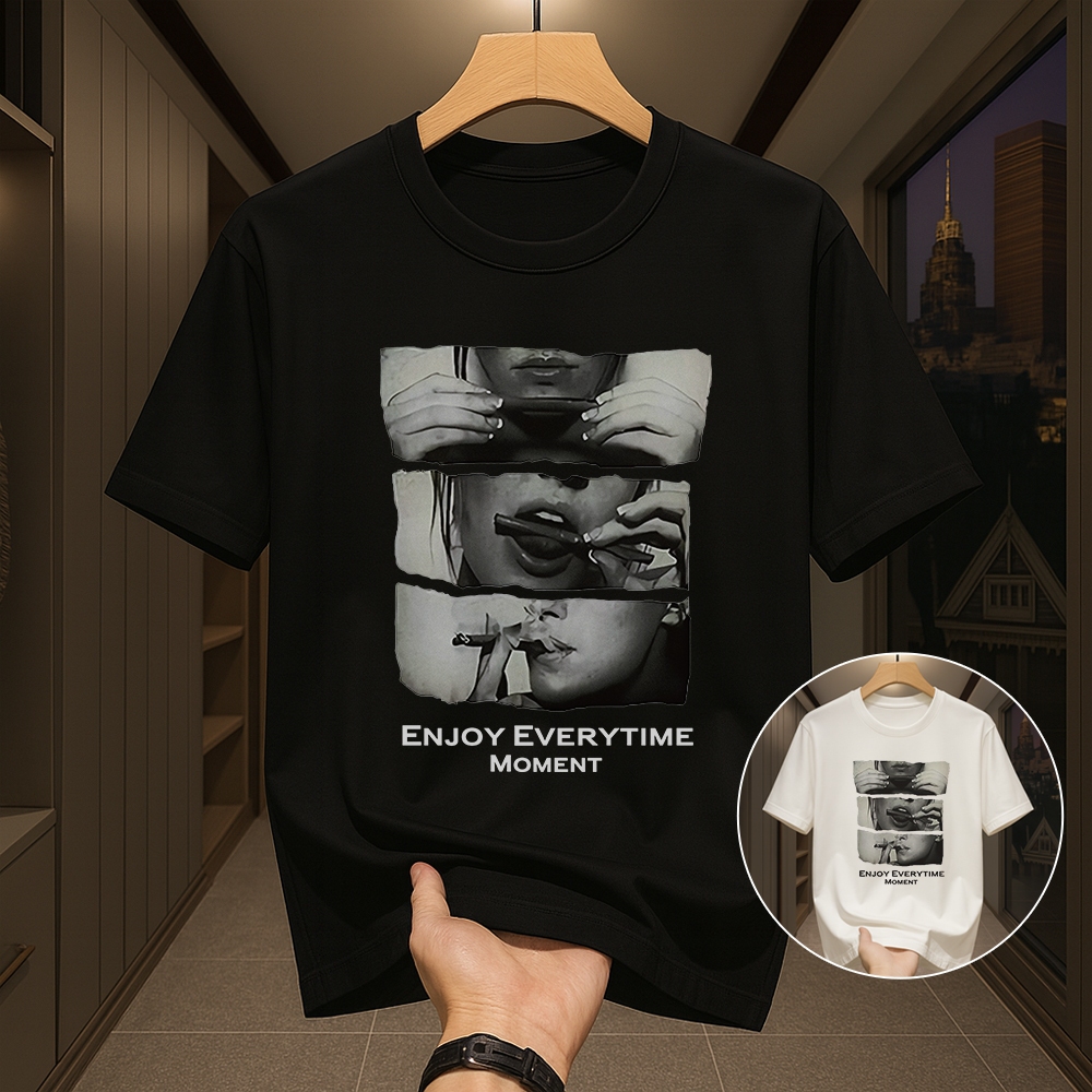 NASA IDOL Official Store - T-shirt Kaos Wanita Oversize Lengan Pendek Hitam Dewasa Distro Keren Prem