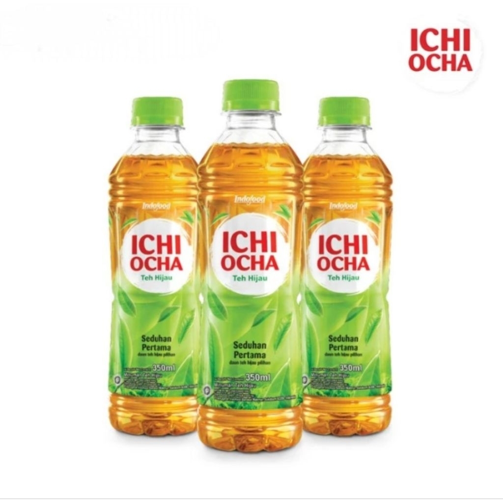 3pcs - Ichi Ocha Teh Hijau 350 gr / Minuman Ichi Ocha