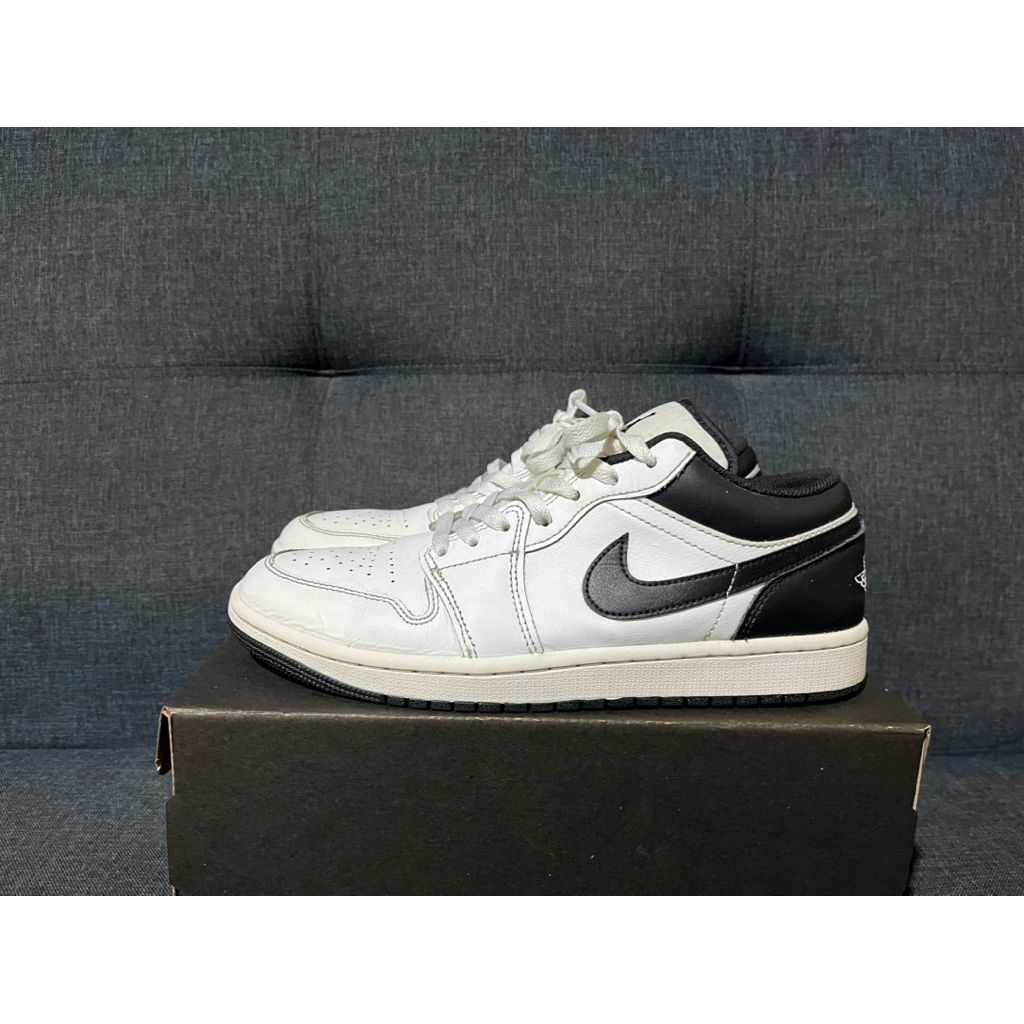 Sepatu Nike Air Jordan 1 Low White Black Panda