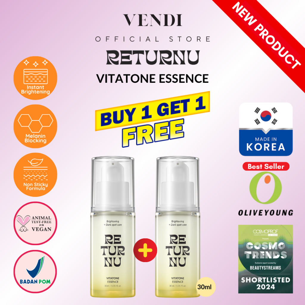 RETURNU Korea Vitatone Brightening Essence Serum Korea Korean Skincare 30ml