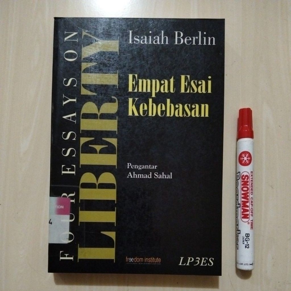 ISAIAH BERLIN - FOUR ESSAYS ON LIBERTY - EMPAT ESAI KEBEBASAN - Buku Bekas Murah Original - B10