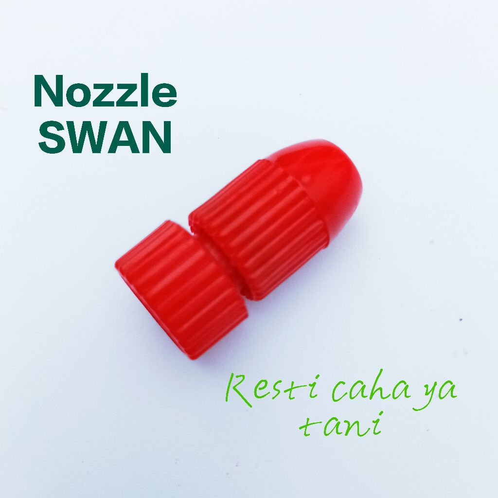 Nozzle merah Sprayer Swan 1 lubang tembak kabut bisa diatur