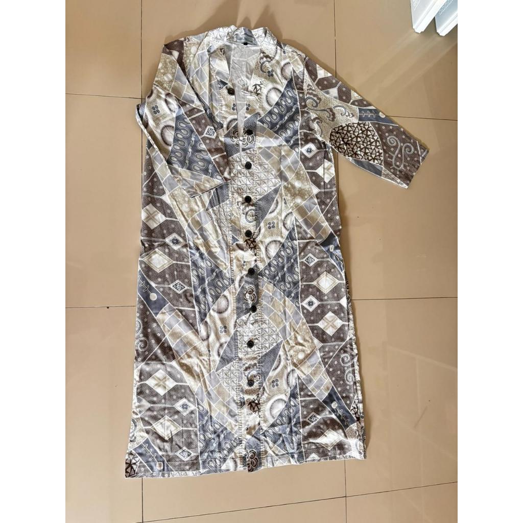 [PRELOVED] Gamis Batik denim