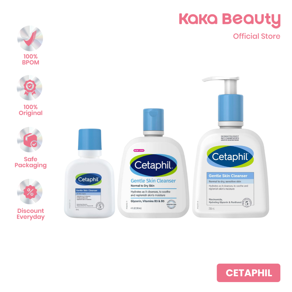 Cetaphil Gentle Skin Cleanser - Sabun Cuci Muka Pembersih Wajah