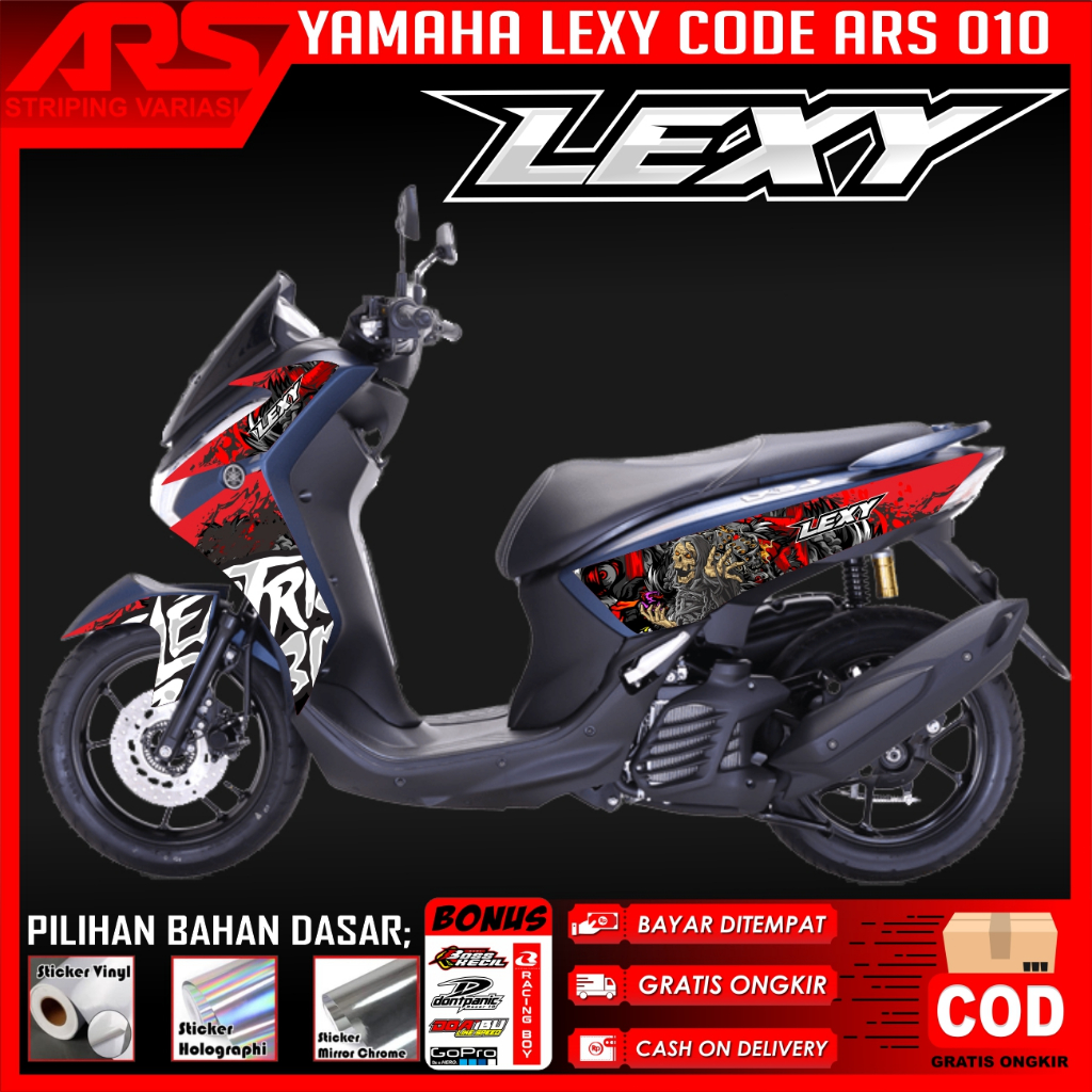 Striping Lexi Lis  Stiker Yamaha Lexi - Variasi  Striping Motor Lexi - Sticker Lexi - KEREN  ARS 010