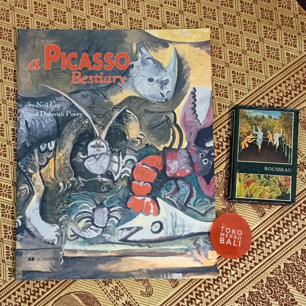 Buku lukisan Pablo Picasso Bestiary bonus Henri Rousseau