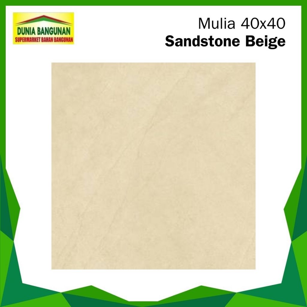 Keramik 40x40 Lantai Mulia Sandstone beige Keramik Lantai Matt/Keset Keramik Dapur Teras