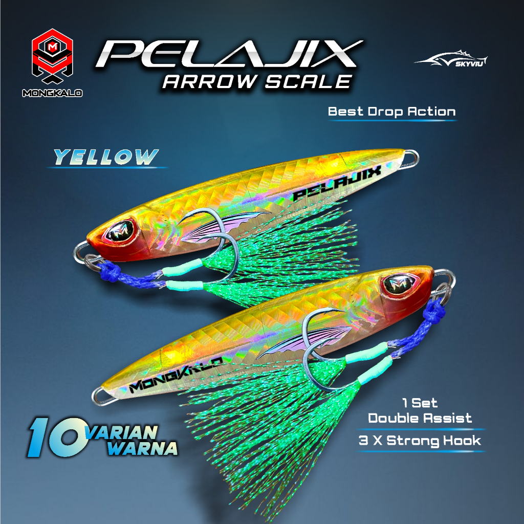 Mongkalo Pelajix Panah noGID noMotif Candy 20 Kuning