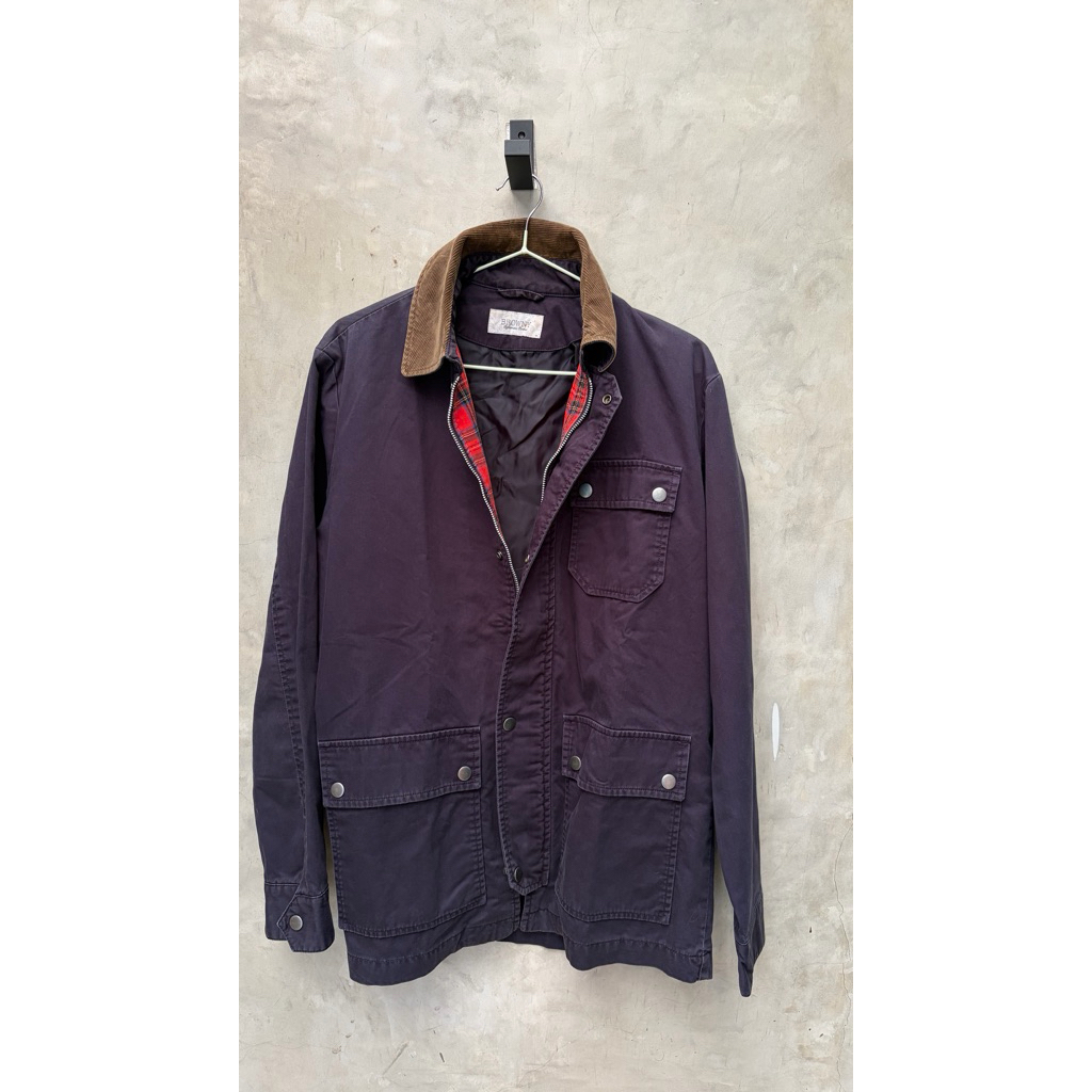 Work Jacket With Corduroy Neck Vintage Preloved