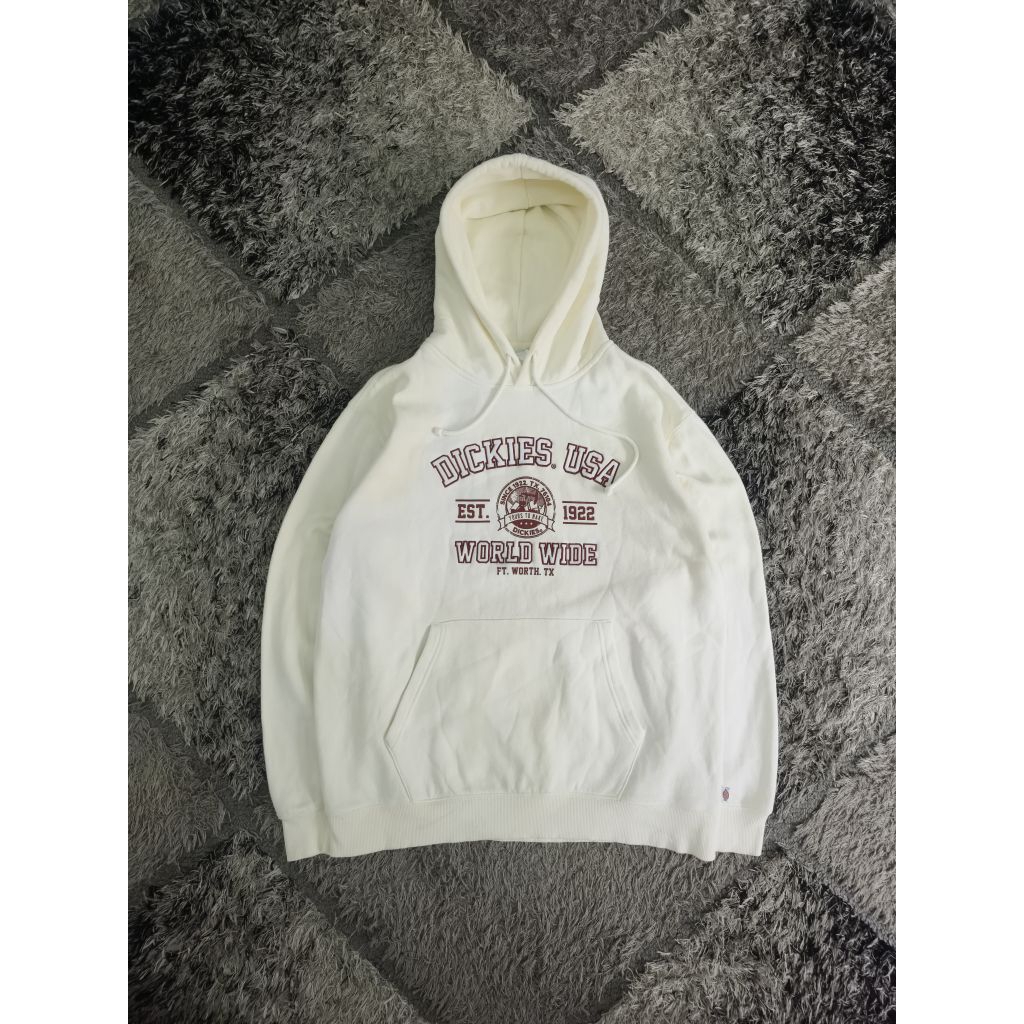 Hoodie Dickies USA broken white original.