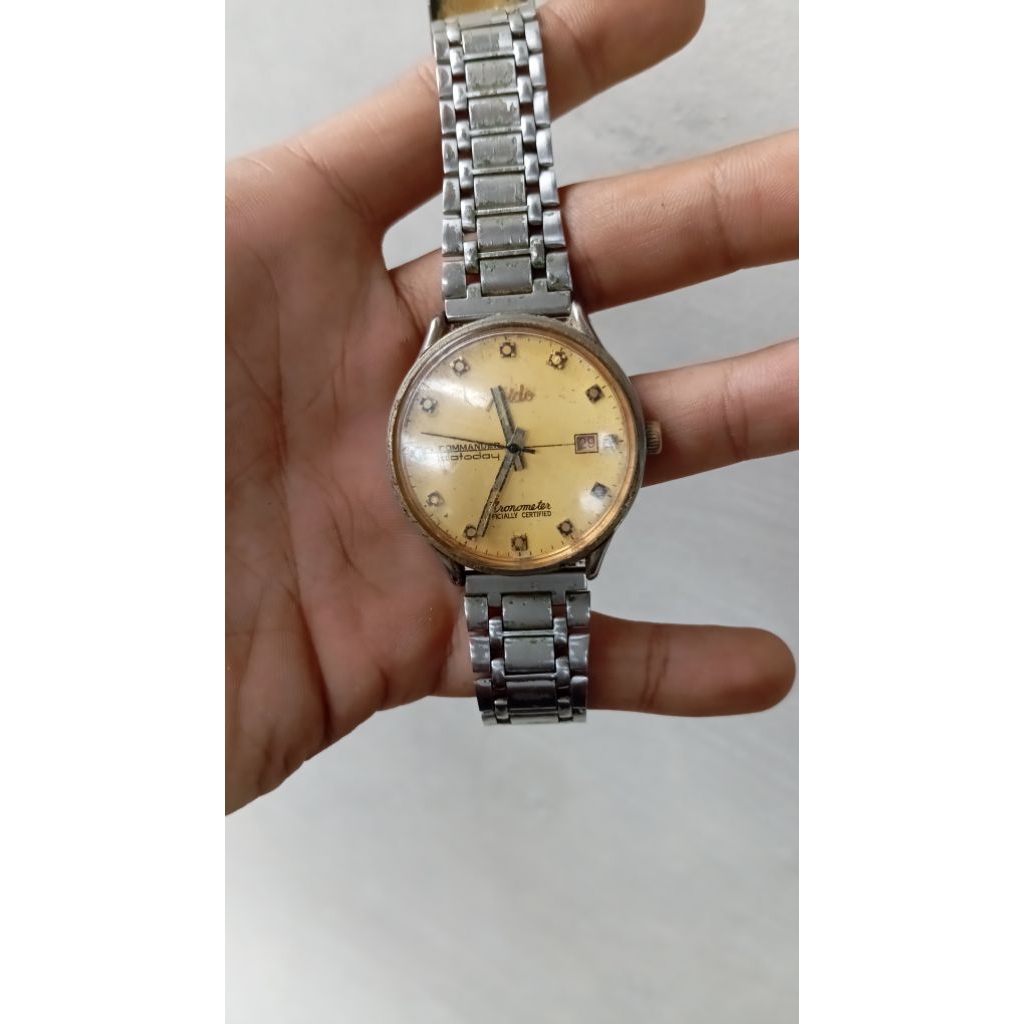 Jam tangan Mido original lawas automatic