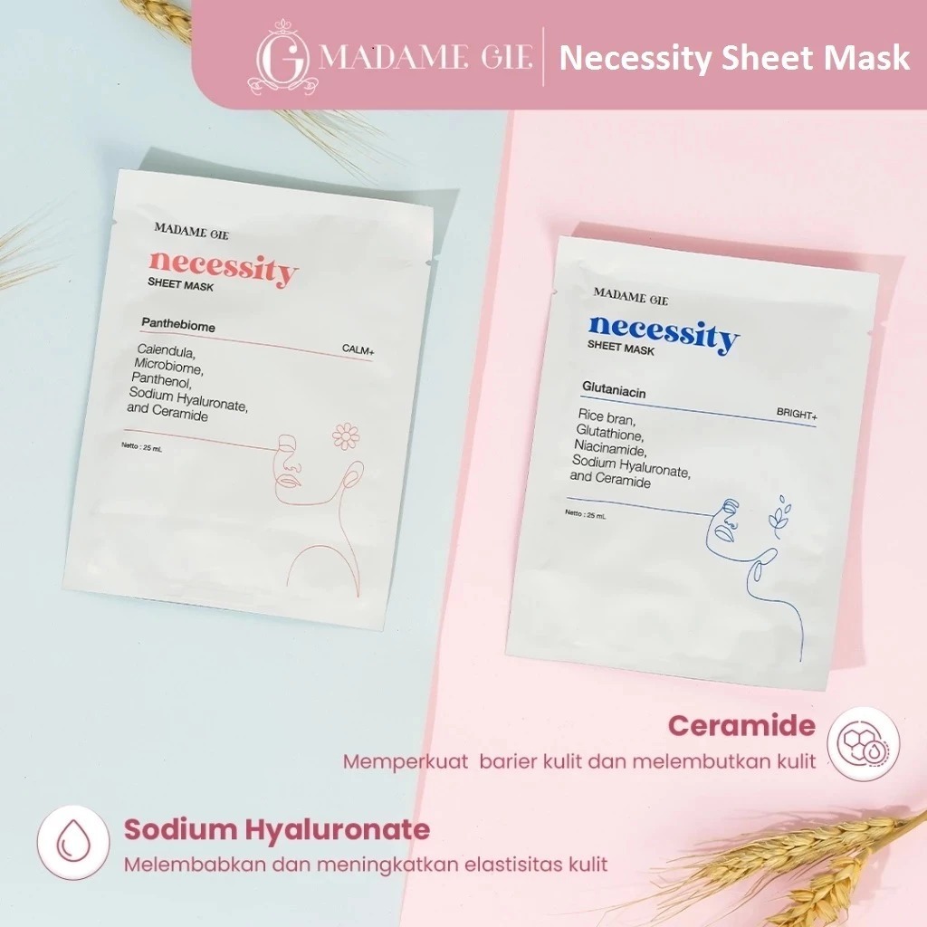 MADAME GIE NECESSITY SHEET MASK | SHEET MASK WAJAH