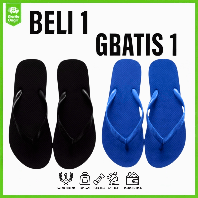 Sandal Jepit Jelly Wanita Dewasa Kekinian