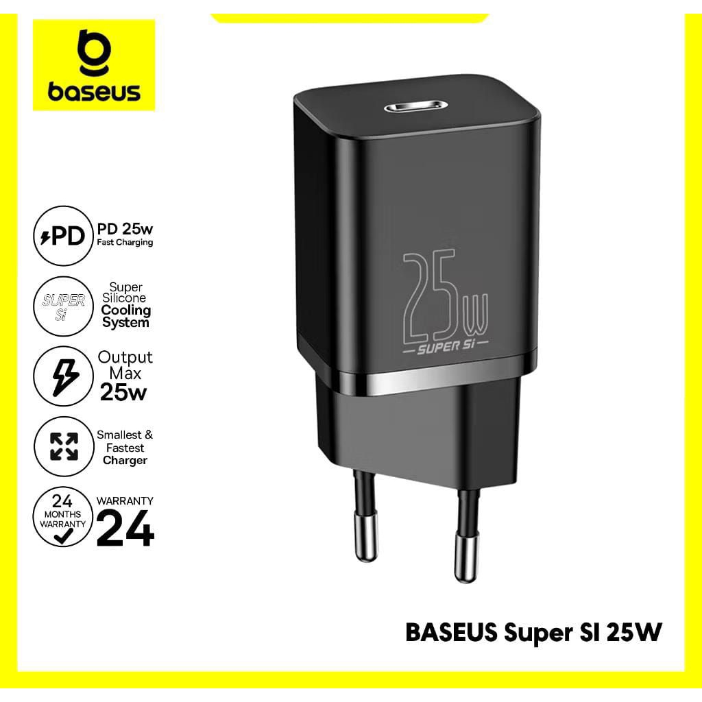 BASEUS Adaptar GaN 5  25W / 18W super fast charge / fast charge