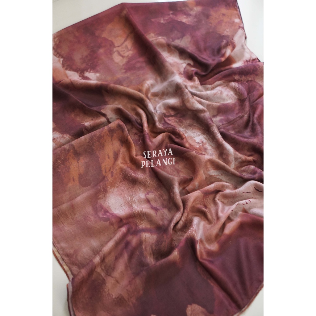 Pashmina Print Motif Abstract Animal Selendang Scarf Syal Shawl Hijab Souvenir Premium Quality Hadia