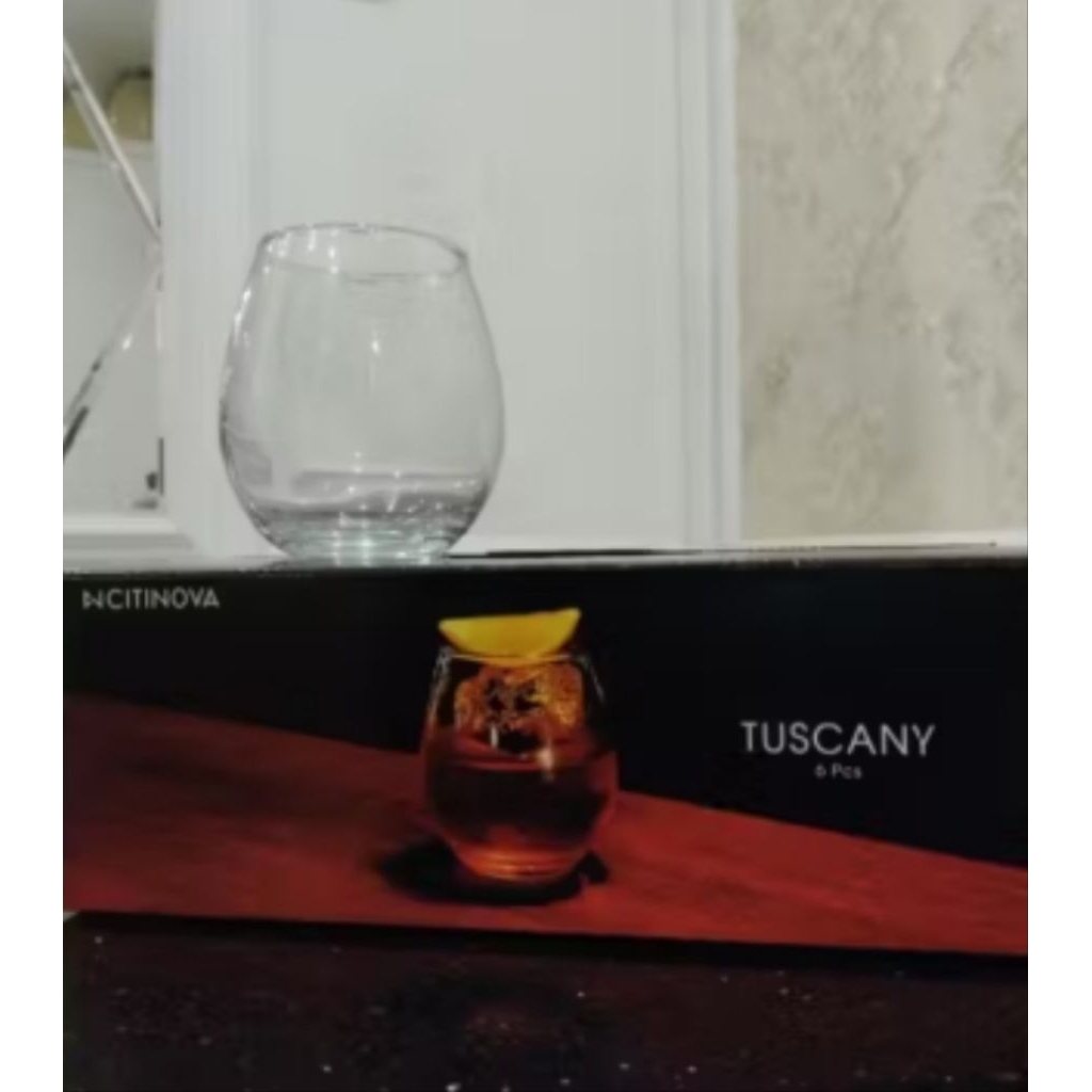 GELAS KACA ESTETIK / GELAS KOPI / TUSCANY