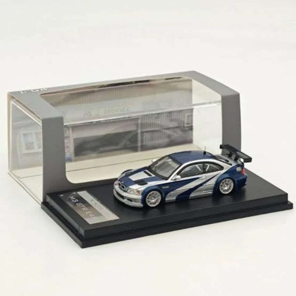 Diecast MJ Model 1/64 BMW M3 GTR NFS Most Wanted (OPEN KAP MESIN) SEGEL