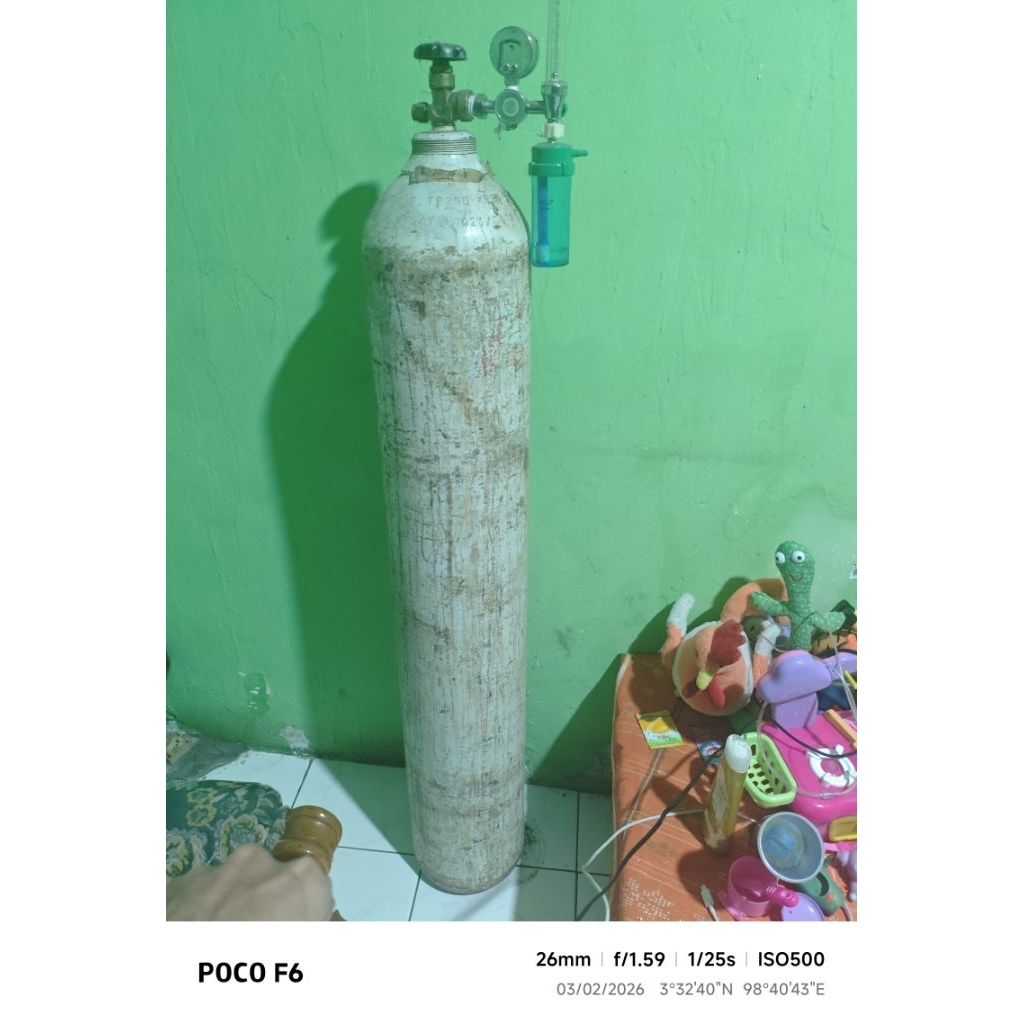 Tabung Oksigen 6m3 tabung oxygen besar