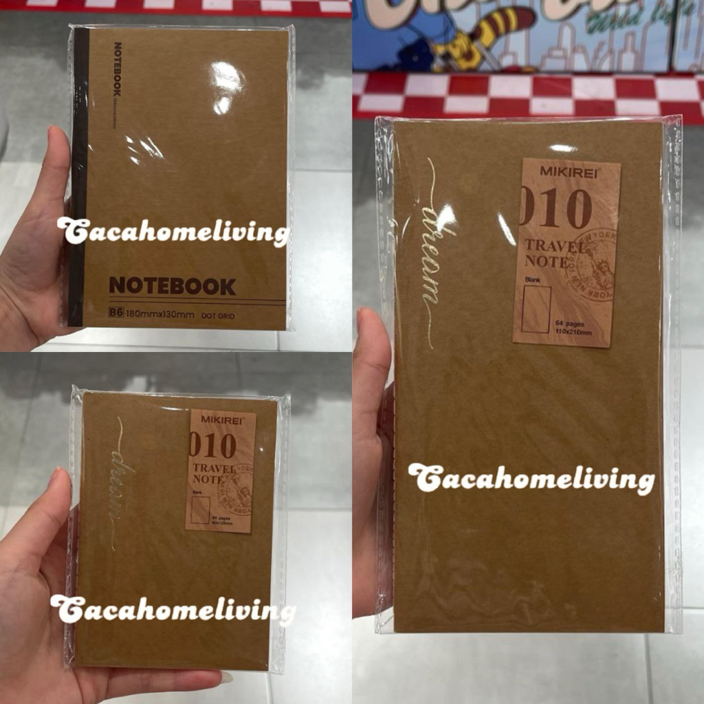 Ohsome x Mikirei - Notebook / Refill Book Mikirei Travel Note Collection