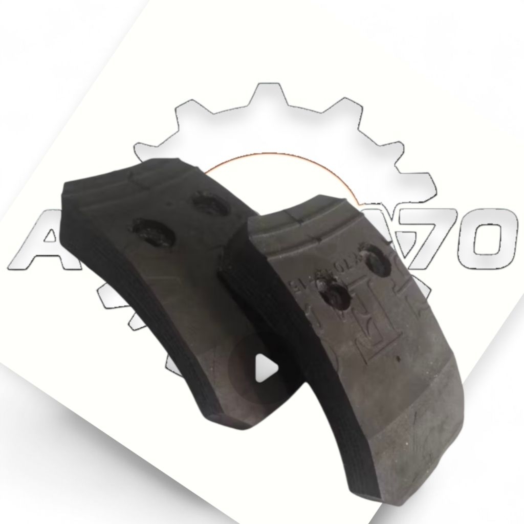 KARET HANGER PEREDAM GETARAN BEKAS BAN TRUK +RING DAN BAUT 2PCS