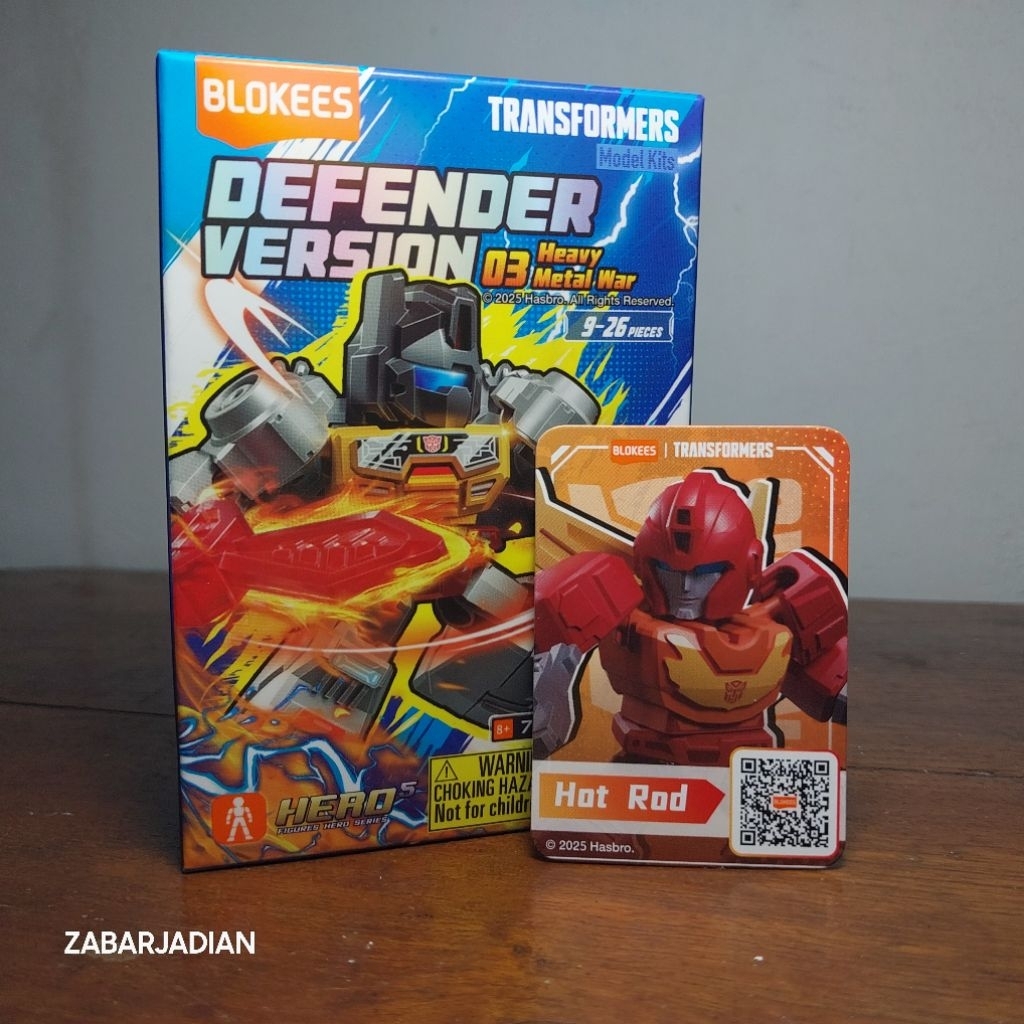 Blokees Transformers Defender Version 03 Hot rod