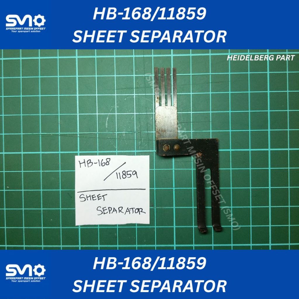 HB-168/11859 SHEET SEPARATOR SPARE PART MESIN CETAK OFFSET PRINTING MACHINE HEIDELBERG