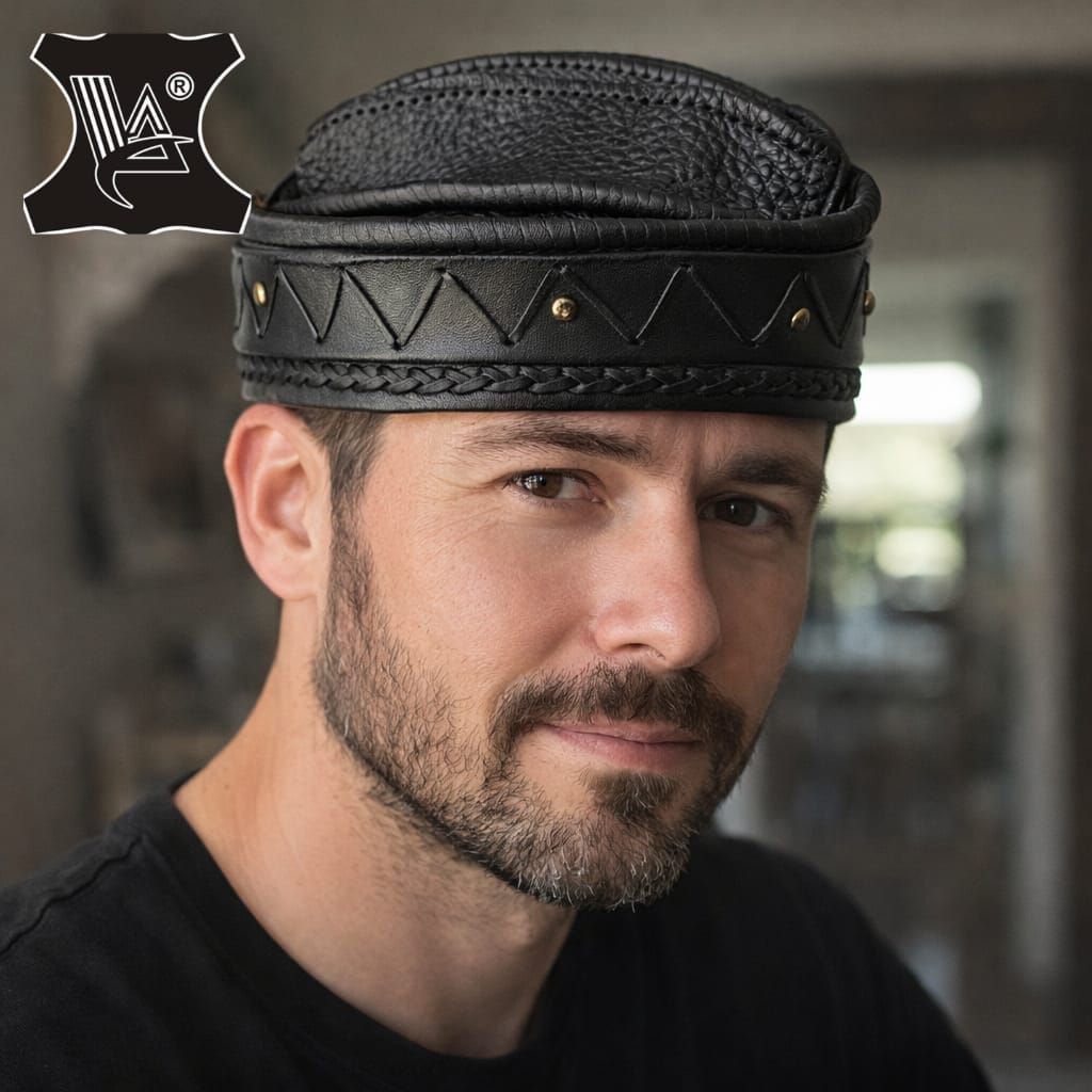 Blangkon Khas Sunda Pria  Kulit Sapi Asli