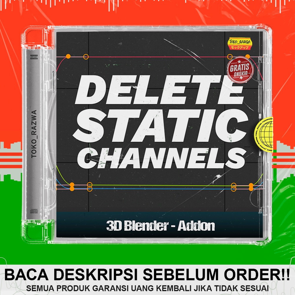 3D Blender - Delete Static Channels - Addon - 290126
