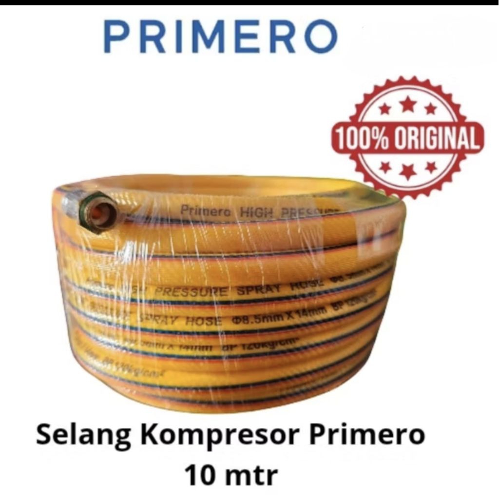 ALUMAGADA SELANG KOMPRESOR 10M PRIMERO ORIGINAL/SELANG ANGIN KOMPRESOR METERAN