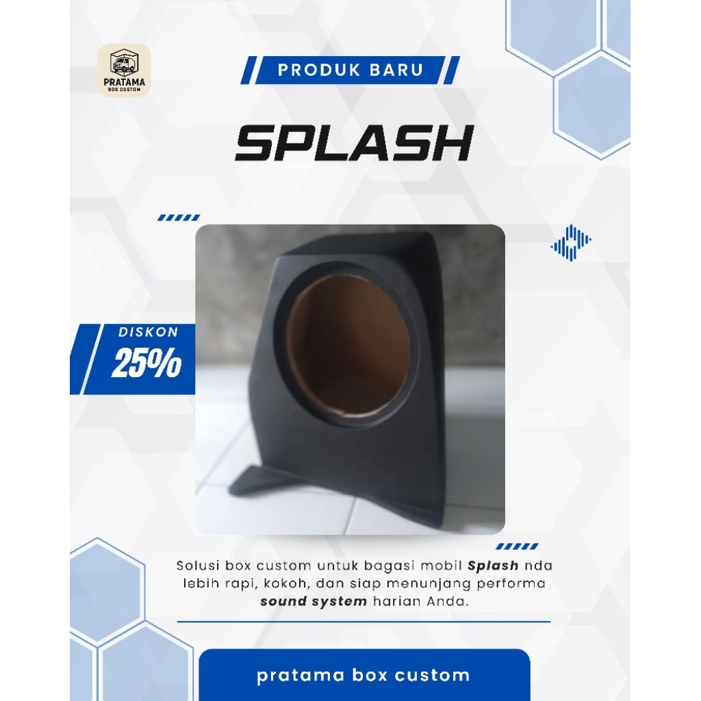 Box Sudut Mobil Splash - Handmade Pratama Box Custom
