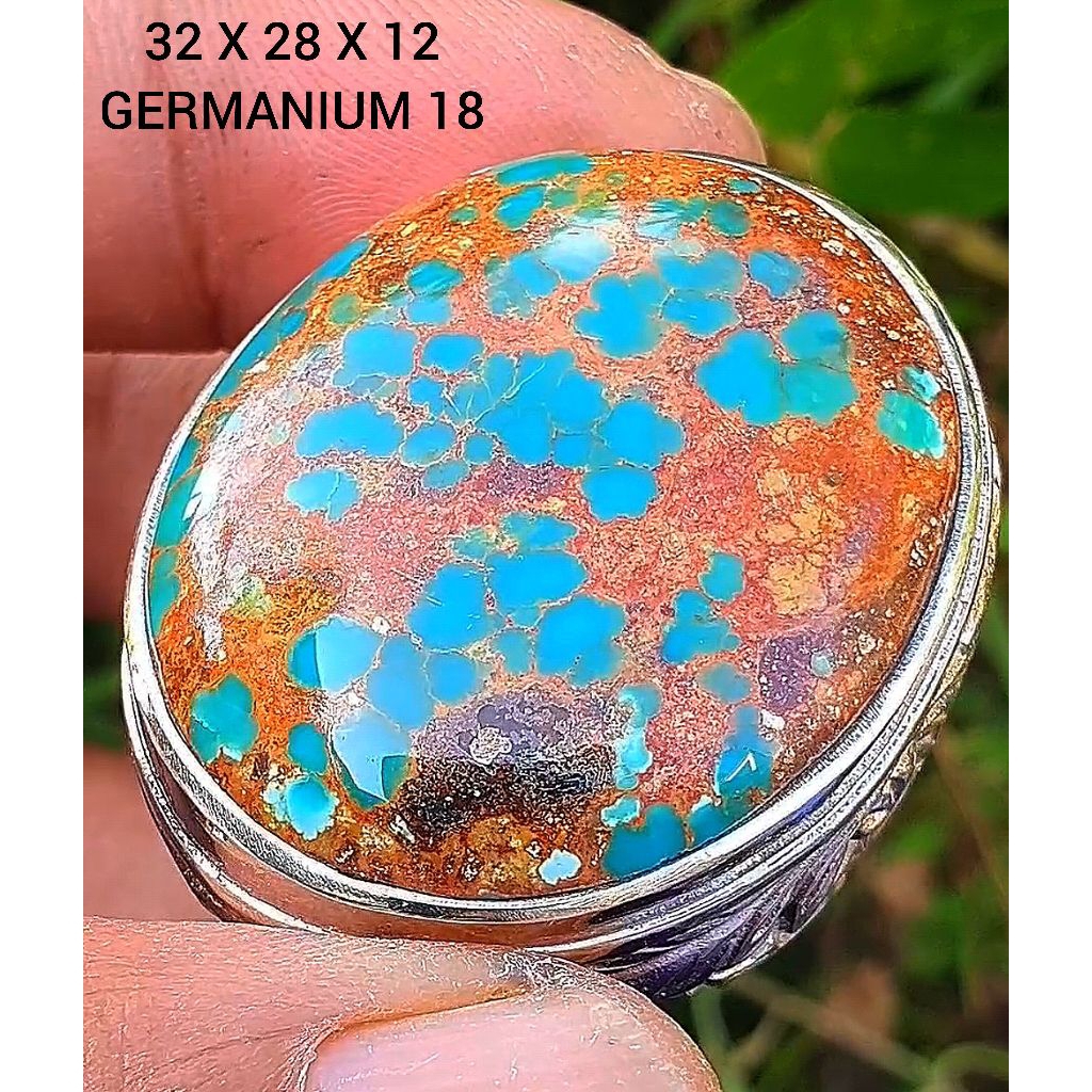 pirus Persia lawasan 66 ijo toska urat emas jumbo