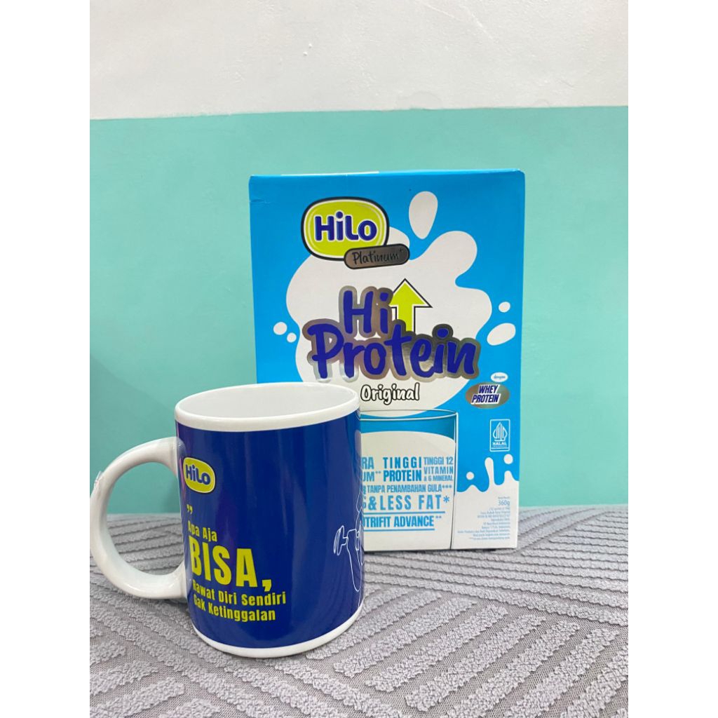 (BELI 1 FREE MUG HILO) Hilo Platinum Original isi 12 sachet - susu hilo tinggi kalsium dan tinggi pr