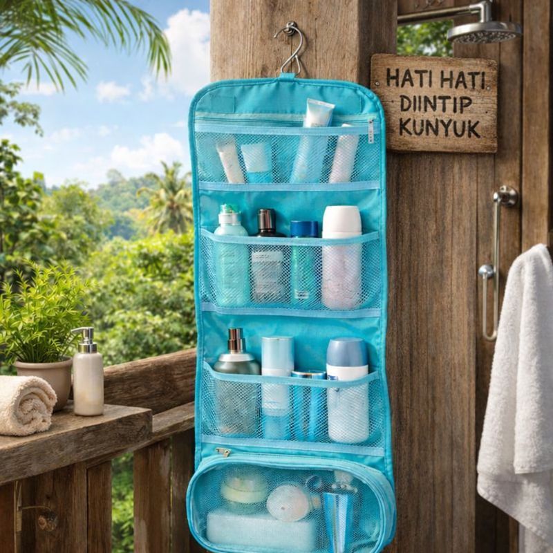 Tas Perlengkapan Mandi Organizer Wash Bag Traveling