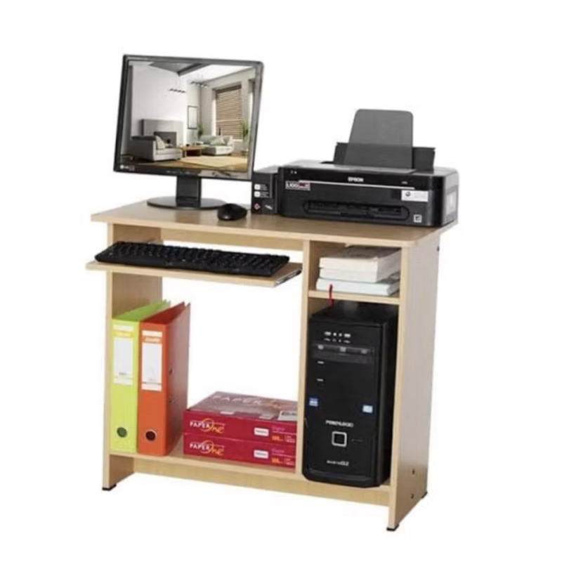 Meja Komputer Minimalis Modern Keyboard Tray Rak CPU / MEDAN SUMUT