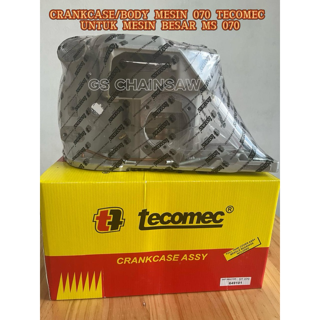 BODY ASSY MESIN CHAINSAW 070 TECOMEC KOMPLIT KANAN KIRI ORIGINAL CRANKCASE ASSY 070 MS 720 TECOMEC