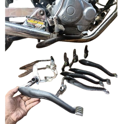 PEDAL REM CRISTAL PNP CB GL100 (CROOM )SUPER TEBAL DETAIL ORI