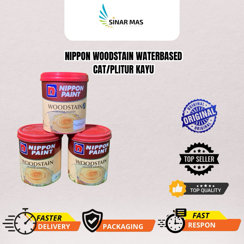 Nippon Woodstain Waterbased Cat/Plitur Kayu