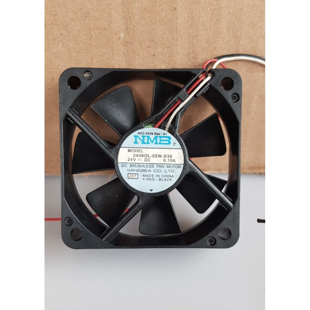 Fan/kipas NMB DC 24V-0.10A 6X6Cm 3pin