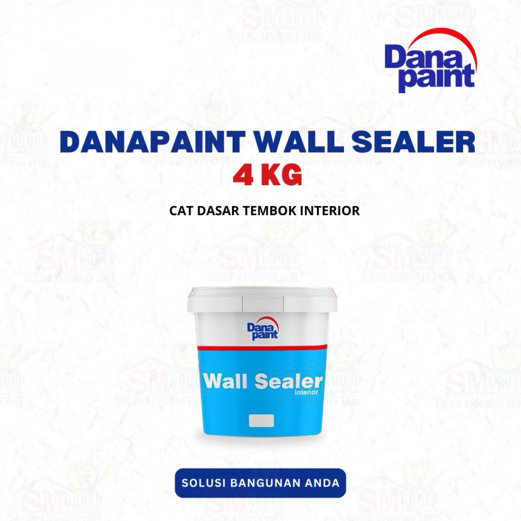 Danapaint Wall Sealer 4 kg, Cat dasar interior Danapaint
