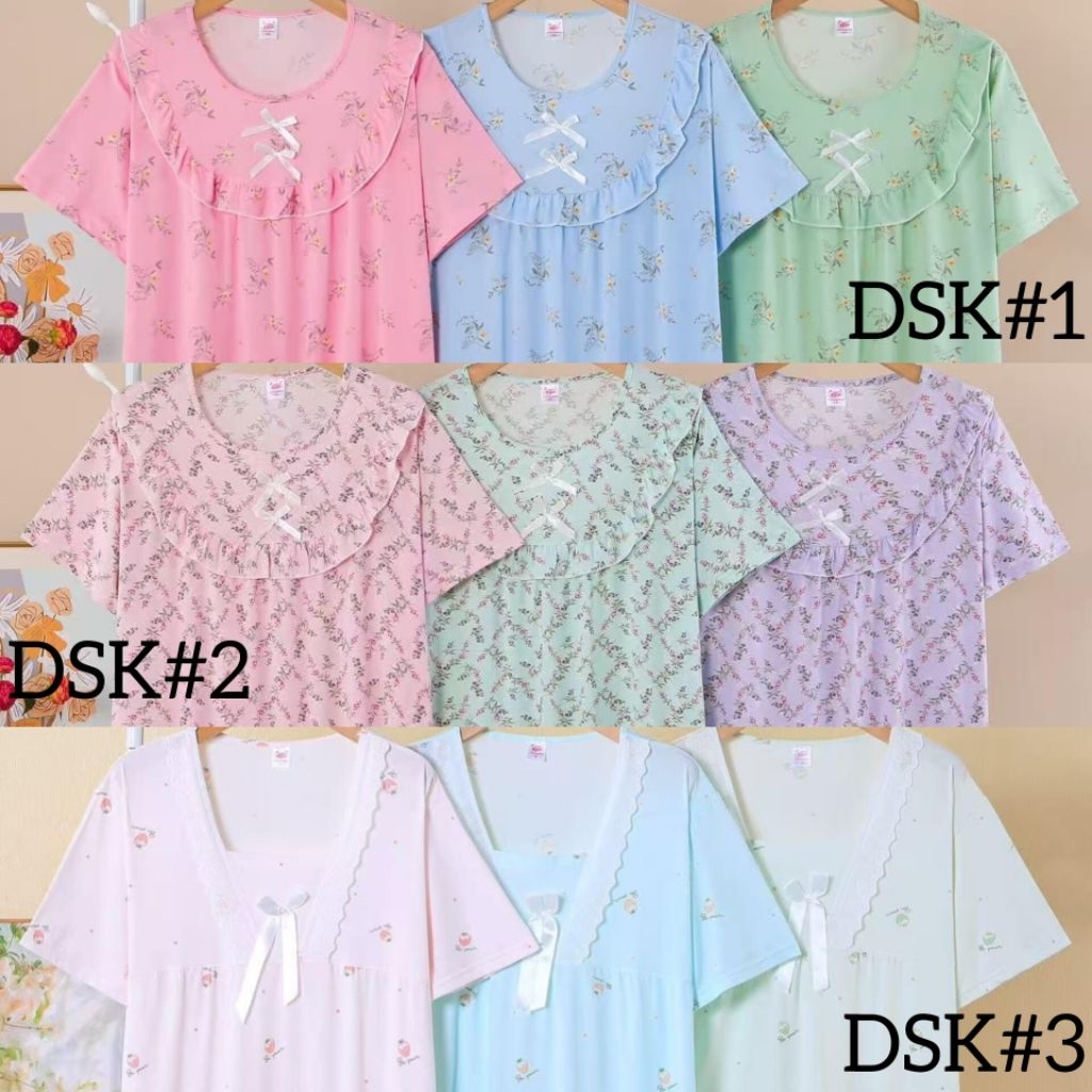 NC - DASTER PIYAMA WANITA DEWASA BAHAN KAOS STRETCHY LEMBUT