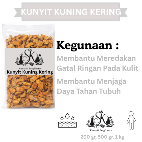 Kunyit Kuning Kering / Kunyit Kuning Kering