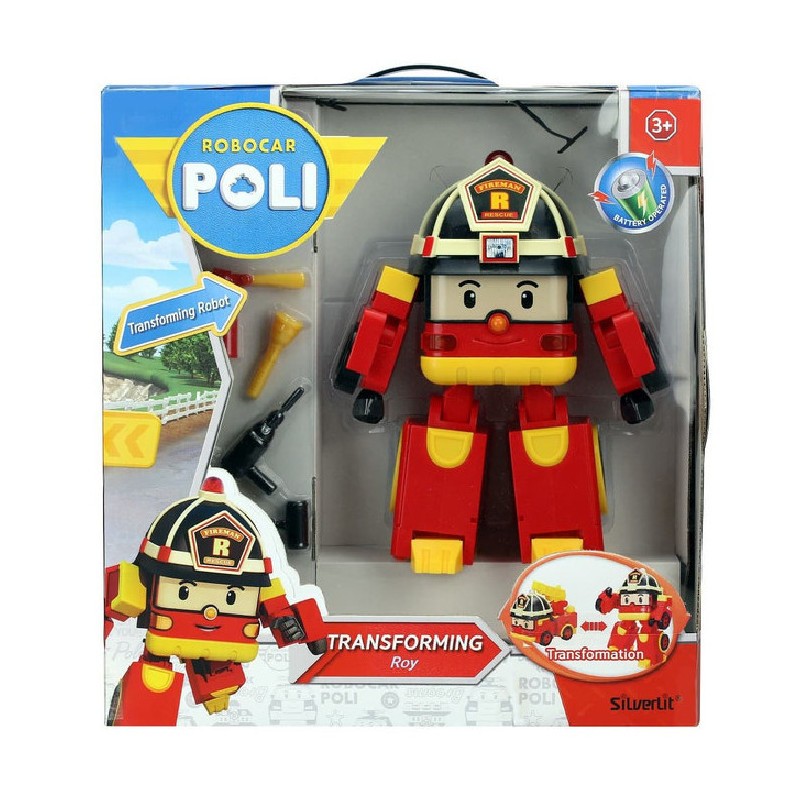 Robocar Poli 83284 Transforming Roy Mainan Anak Original