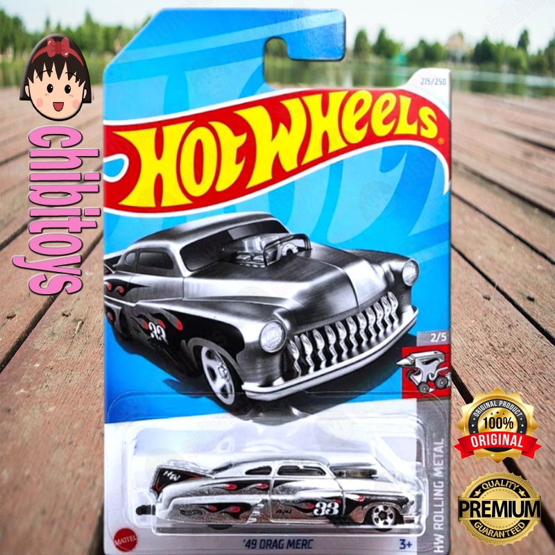 Hot Wheels 49 Drag Merc Zamac Diecast Mobil Klasik Hot Rod