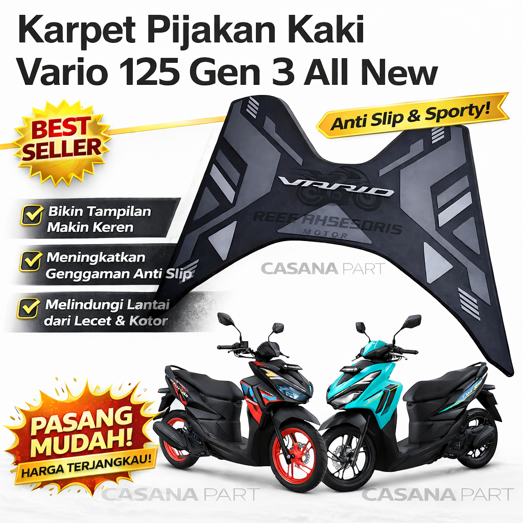 Karpet Motor Honda Vario 125 2026 CBS CBS-ISS STREET Original AHM Casana