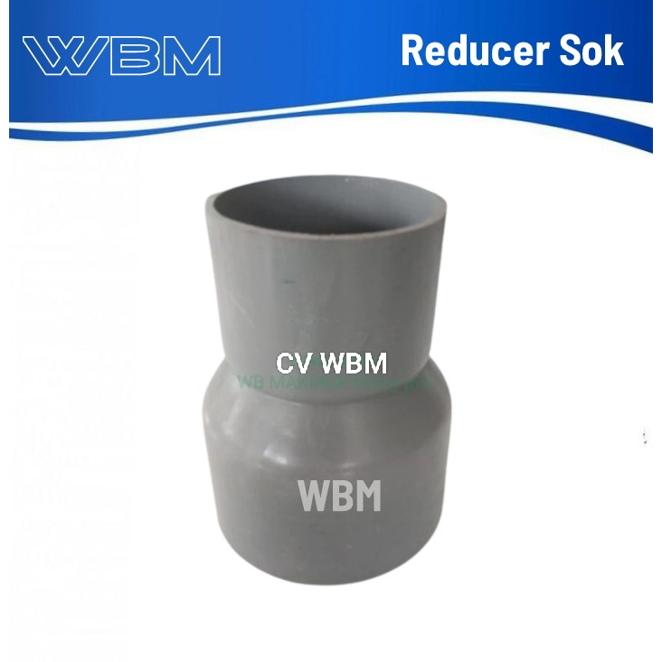 Fitting pipa pvc reducer sok 12 x 8 inchi vlok sok 12 ke 8 dim